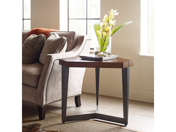 Modern Synergy Triangulate Lamp Table