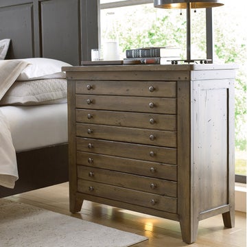Mill House Map Drawer Bedside Chest