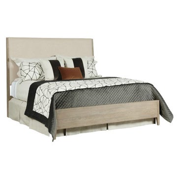 Symmetry Queen Incline Fabric with Medium Footboard Bed