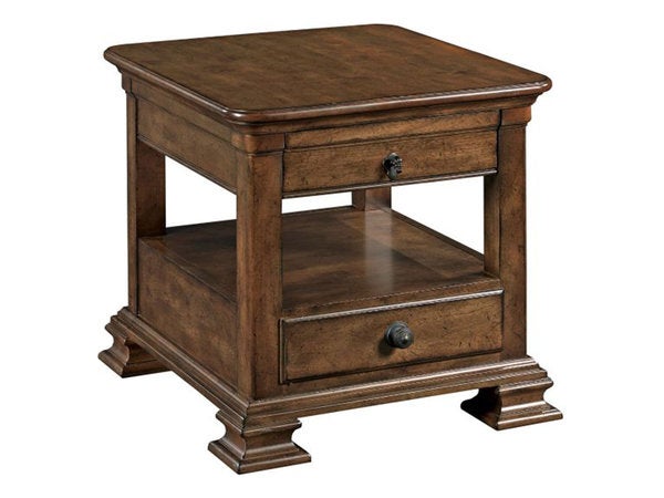 Portolone Rectangular End Table with Drawer