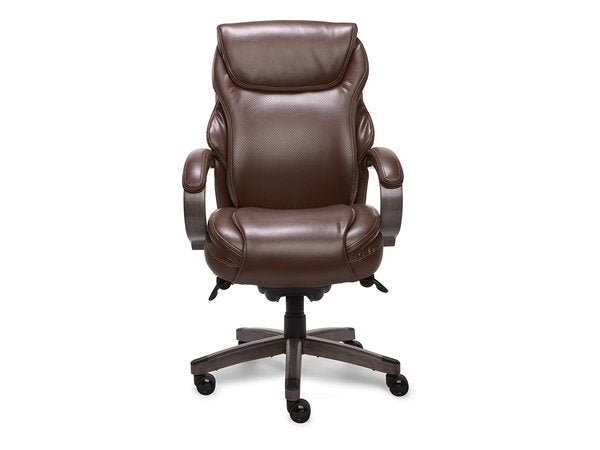 Hyland Executive Office Chair, Chestnut Brown