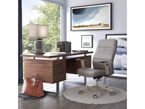 Baylor Executive Office Chair, Grey