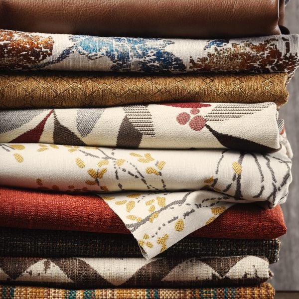 Stack of fabric covers
