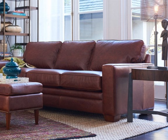 Room scene with Meyer Sofa and Ottoman